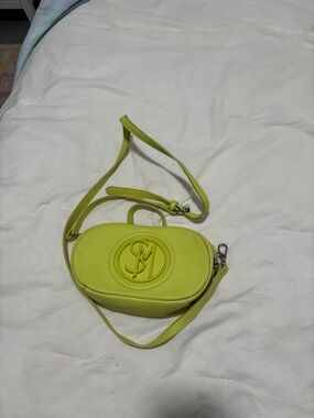 Sam Edelman Lime Green Oval Crossbody Bag